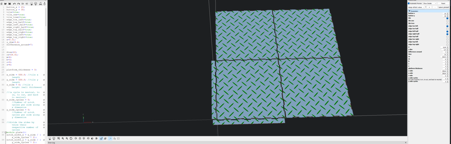 Openscad-EdgeandTier
