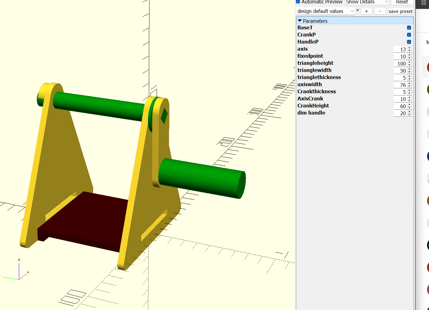 Openscad Paper winder