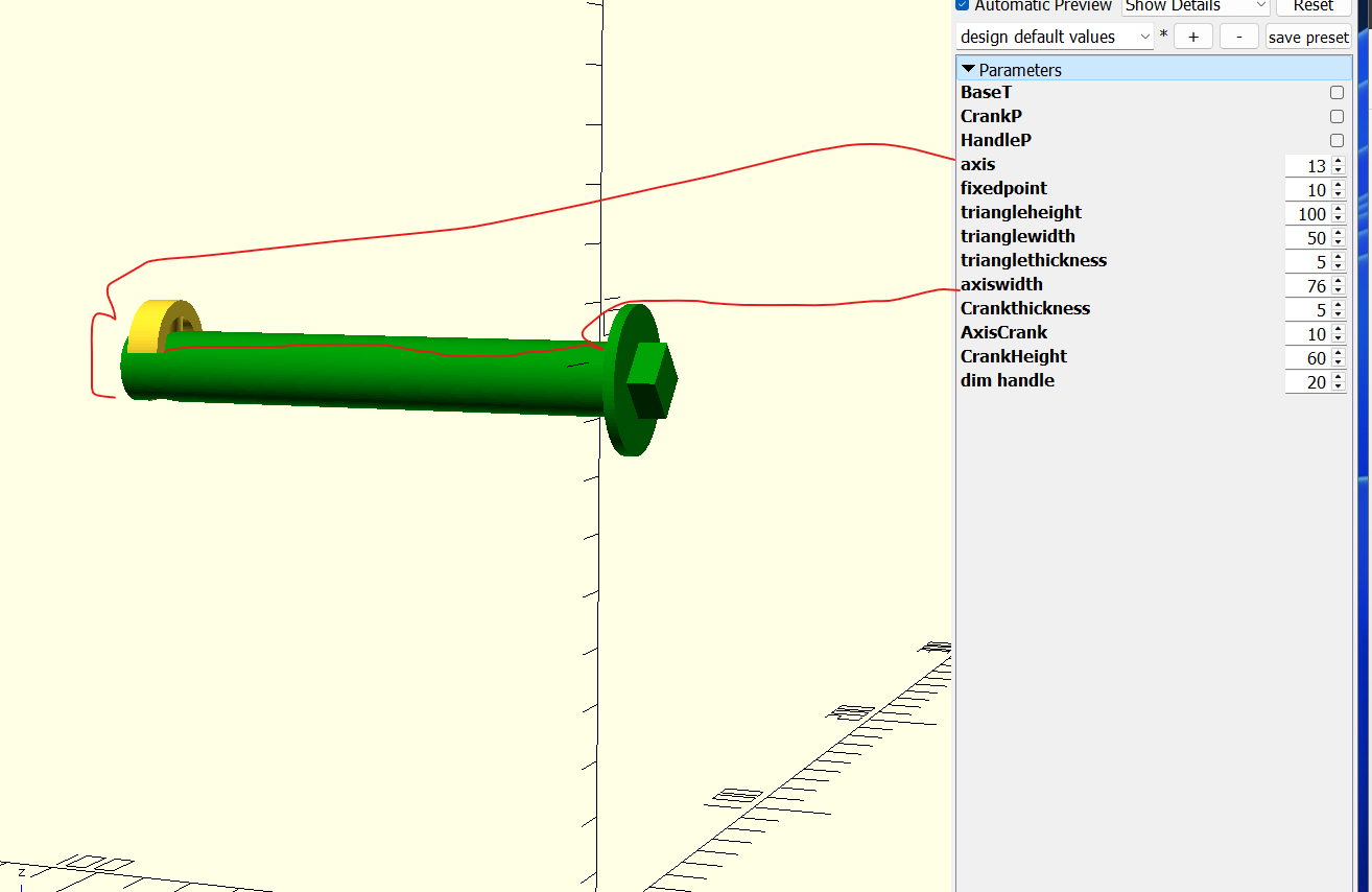 Openscad Paper winder 10