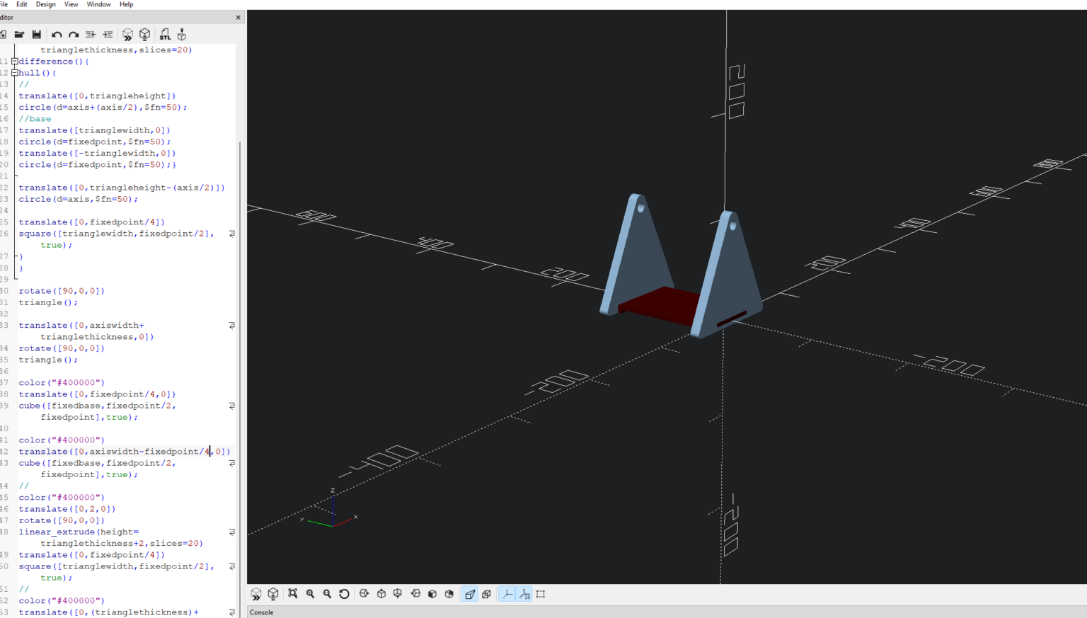 Openscad Paper winder 2