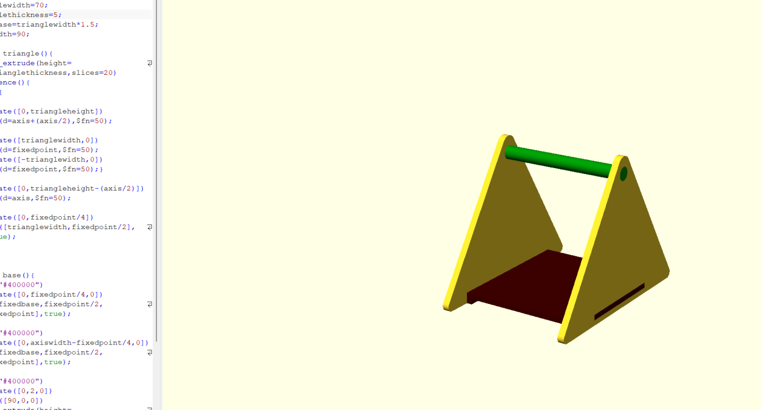 Openscad Paper winder 3