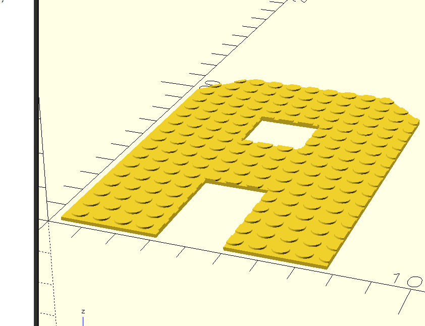 Openscad Toy Lego-10