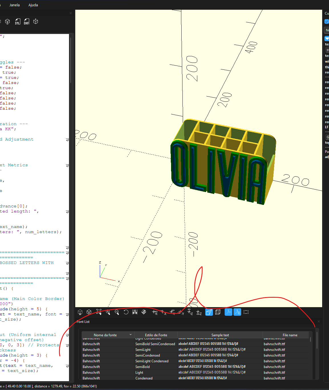 Openscad pencil and pen holder 20
